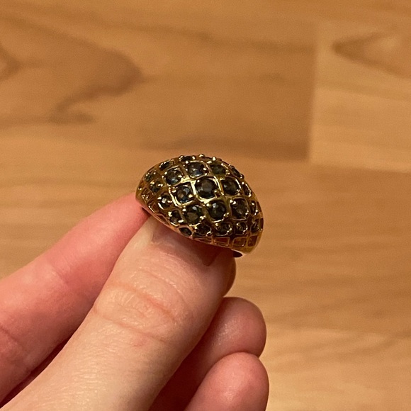 Vintage Sapphire Gold Women's Ring - Picture 4 of 8